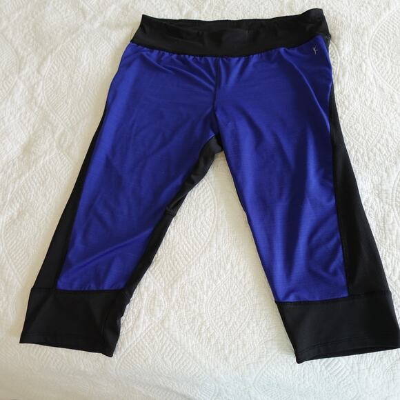 below the knee joggers and racer back tank set in cobalt blue and black XL 16-18 - Picture 1 of 12